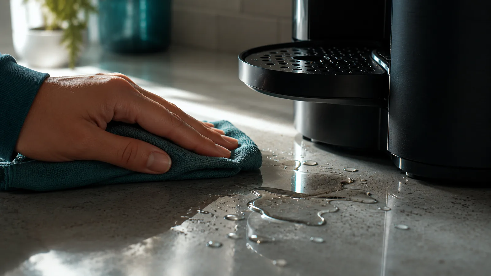 Leaking water