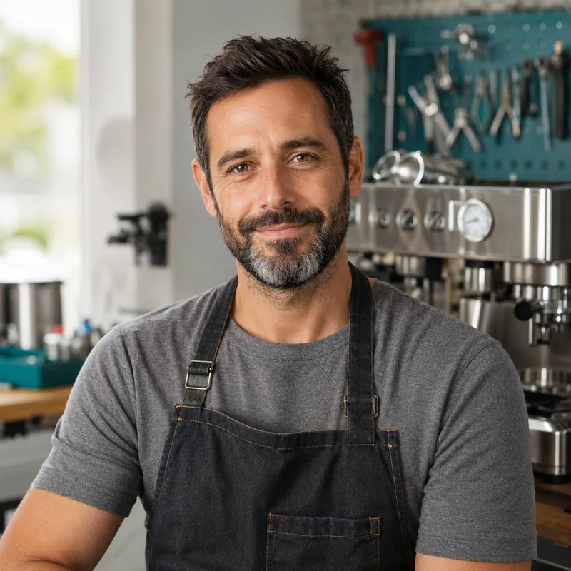 Marco R., coffee machine repair technician